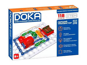 Електронний конструктор DOKA 118 Схем Різнокольоровий (D70701)