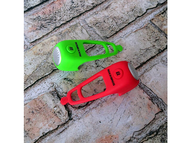 Електронний велосипедний дзвінок RockBros BuzZzze електронний гудок 90дБ сигнал клаксон велодзвінок, Зелений - Фото 5