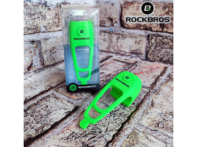 Електронний велосипедний дзвінок RockBros BuzZzze електронний гудок 90дБ сигнал клаксон велодзвінок, Зелений - Фото 1