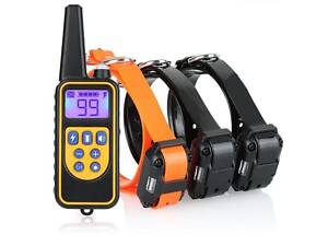 Электроошейник для собак дрессировочный Pet DTC-800 с 3-мя ошейниками (100363)