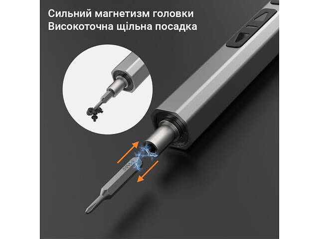 Електровикрутка з набором біт Kingsdun 36в1 (MT-36IN1) - Фото 6