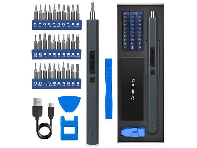Електровикрутка з набором біт Kingsdun 36в1 (MT-36IN1) - Фото 1