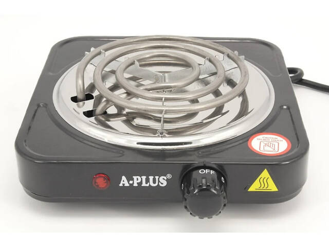 Електроплита A-Plus AP-2101-black - Фото NaN