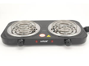 Електроплита A-Plus AP-2103-BlaСk 2 конфорки