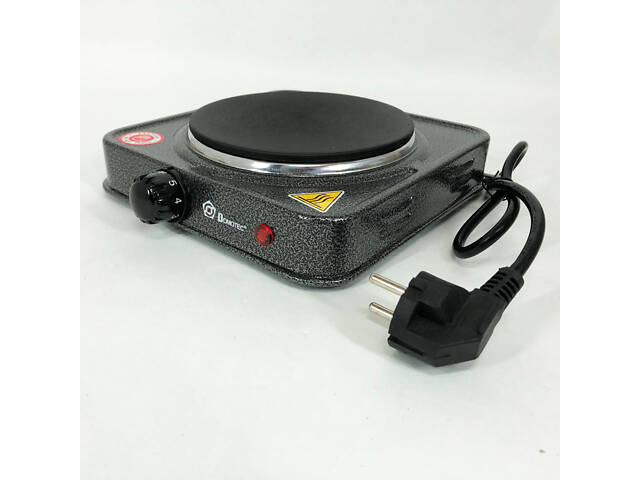 Електроплита настільна DOMOTEC MS-5821 (дискова на 1 конфорку/1Д), маленька переносна електроплита - Фото 6