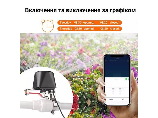 Електропривід шарового крану wifi сервопривід бездротовий 12 вольт для кранів 3/4 дюйма Nectronix CW-20DN - Фото 3