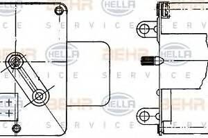 Электропривод заслонки отопителя для моделей: PORSCHE (911, 911)