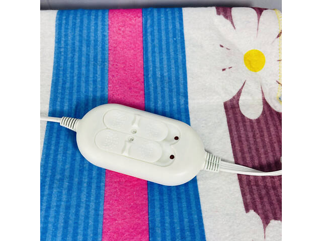 Електропростирадло з двома зонами LUX 155x170 з кольоровим малюнком Туреччина байка 54932 - Фото 6