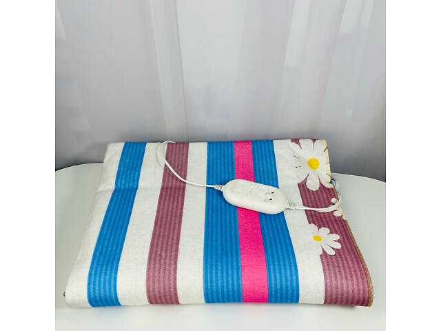 Електропростирадло з двома зонами LUX 155x170 з кольоровим малюнком Туреччина байка 54932 - Фото 2