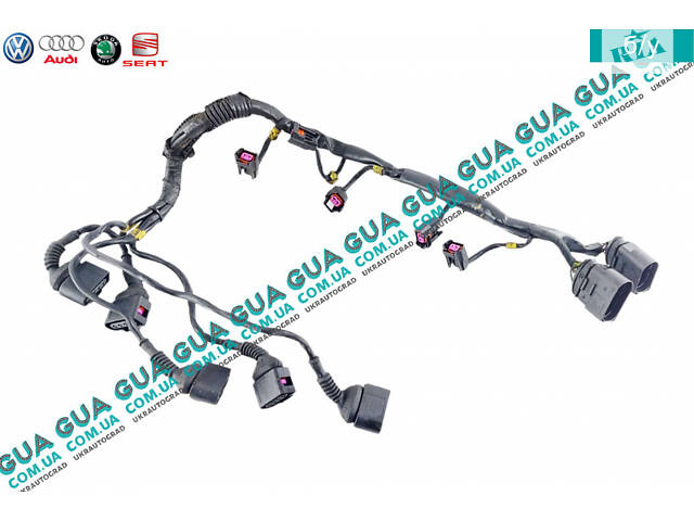 Электропроводка ( жгут проводов ) форсунок / катушок 8D0971082C VW / ВОЛЬКС ВАГЕН PASSAT 1997-2005 / ПАССАТ 97-05