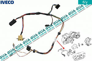 Электропроводка ( жгут проводов ) моторчика / реостата / резистора печки ( отопителя ) 123940000 Iveco / ИВЕКО DAILY III