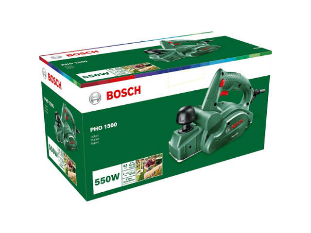 Електрорубанок Bosch PHO 1500 280Вт 82мм до 1.5мм 2.55кг (0.603.2A4.000) - Фото 3