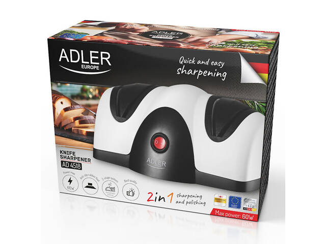 Електроточило для ножів Adler AD 4518 60 Вт білий - Фото 6