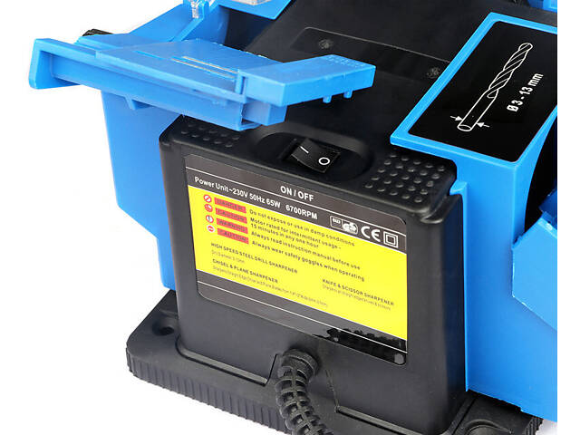 Електроточилка DZT 65W. Електрична точила для ножів, ножиць, свердел, викруток, 220В, 65Вт - Фото 7