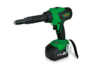 Электрозаклепочник 3.2, 4.0, 4.8, 6.4мм 9000N 0-1422об/мин TOPTUL KPR-064ME