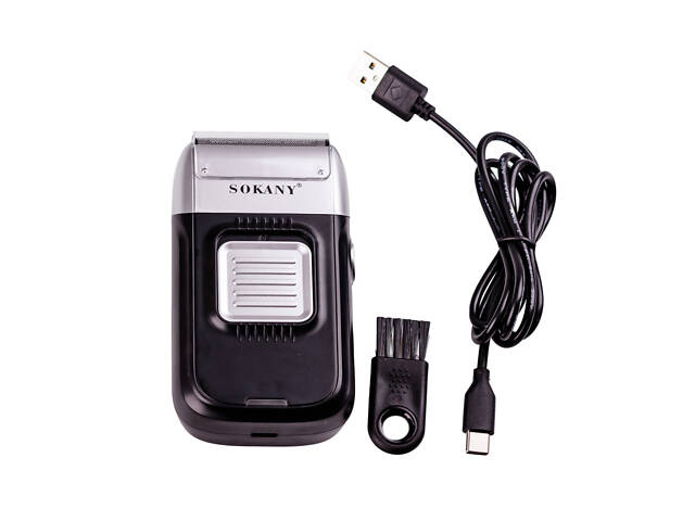 Електрична бритва для чоловіків машинка для гоління обличчя електробритва на акумуляторі 1400 мАг - Фото 3