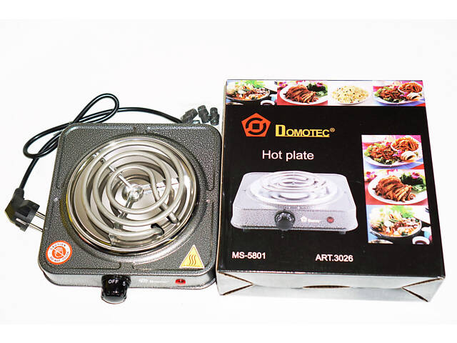 Электрическая плита Domotec 5801 1000Вт - Фото 2