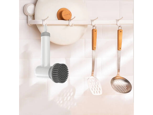 Електрична щітка RESTEQ Cleaning Brush Q1 з безліччю функцій для прибирання, різні насадки, IPX6 - Фото 2