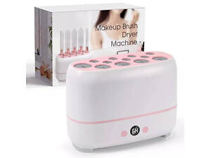 Электрическая сушилка для кистей для макияжа с 12 отверстиями и контролем температуры LY-610