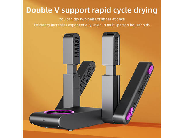 Електрична сушарка для взуття на 2 пари Shoes Dryer HXQ-02 - Фото 9
