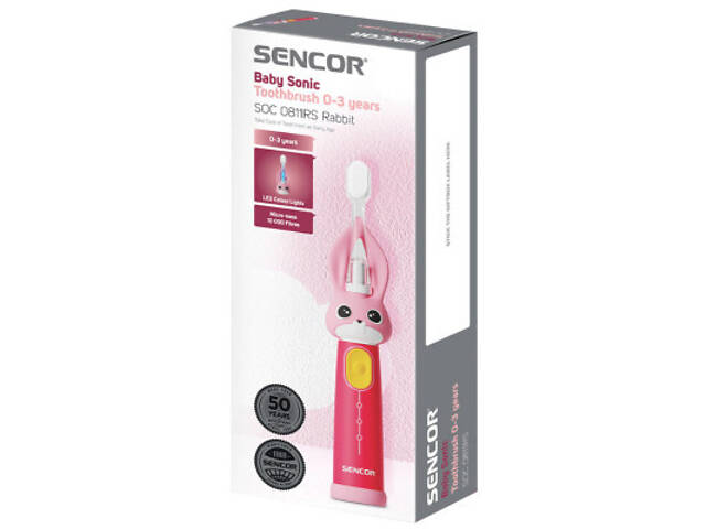 Електрична зубна щітка Sencor SOC 0811RS - Фото 4