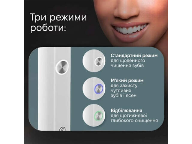 Електрична зубна щітка Xiaomi Aurora T2 White - Фото 4
