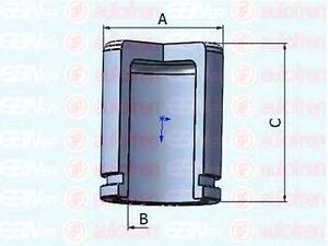 Елементи гальмівного супорта (Поршень) AUTOFREN SEINSA D025279 на NISSAN NP300