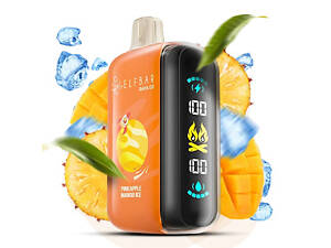 Elf Bar Raya D3 25000. Ананас Манго (Pineapple Mango Ice)