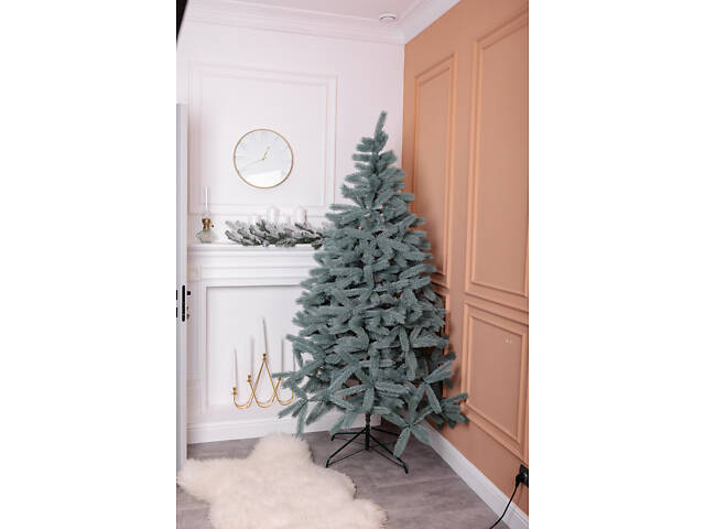 Ялинка штучна лита 2.1 м Косівська блакитна - Фото 10