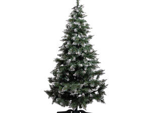 Ялинка штучна лита Принцеса 1.3 м із засніженими кінчиками