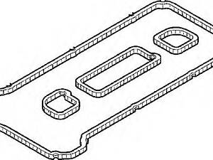 Elring 001.563. Прокладка кришки клапанів (комплект)