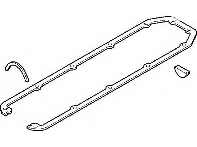 Elring 692.751. Прокладка кришки клапанів (комплект)