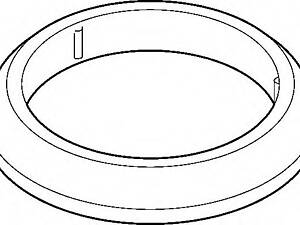 Elring 698.750. Прокладка труби вихлопної