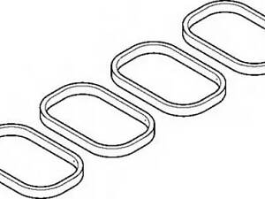 elring vw прокладка турбіни audi a4,a6 1.8t skoda octavia 1.8t, passat, golf 1.8t 96-