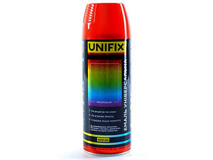 Эмаль универсальная Unifix - 400мл RAL 3020 красный