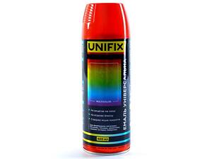 Эмаль универсальная Unifix 400мл RAL 3020 красный (951020)