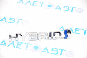 Эмблема HYBRID крыла левая Toyota Prius 30 10-15