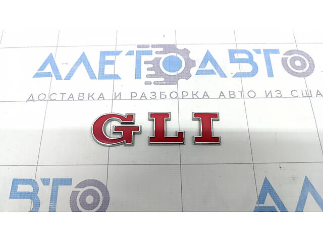 Эмблема надпись 'GLI' крышки багажника VW Jetta 19-