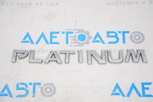 Эмблема надпись 'Platinum' двери багажника Nissan Pathfinder 13-20