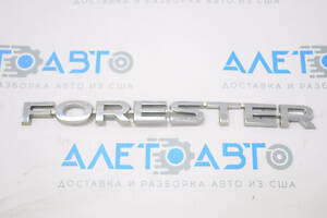 Эмблема надпись FORESTER двери багажника Subaru Forester 14-18 SJ