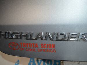 Эмблема надпись Highlander двери багажника Toyota Highlander 14- 75442-0E050