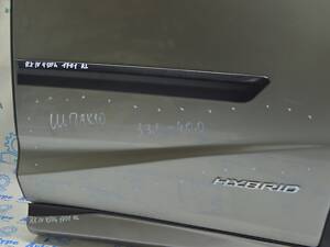 Эмблема надпись HYBRID двери задней левой Lexus RX450h 16-22 75473-0E030