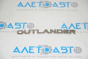 Емблема напис OUTLANDER двері багажника Mitsubishi Outlander Sport ASX 10-