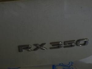 Емблема напис RX350 двері багажника Lexus RX350 10-15 75443-0E030