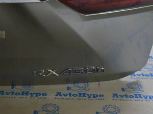 Эмблема надпись RX450h двери багажника Lexus RX450h 16-22 75443-48110