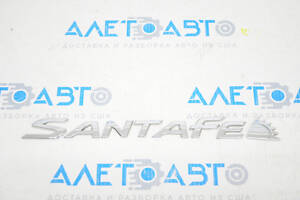 Эмблема надпись SANTAFE двери багажника Hyundai Santa FE Sport 13-18