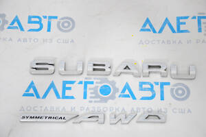 Эмблема надпись SUBARU двери багажника Subaru Impreza 5d 17-19