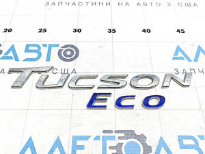Эмблема надпись Tucson ECO двери багажника Hyundai Tucson 16-18