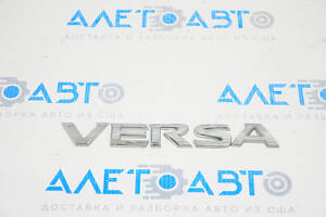 Эмблема надпись Versa двери багажника Nissan Versa Note 13-19