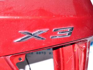 Емблема напис X3 кришки багажника BMW X3 F25 11-17 51-14-7-362-473